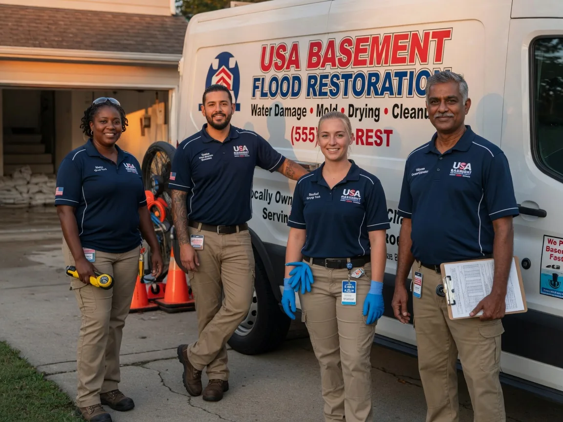 Basement Flood Cleanup company in Dow, IL